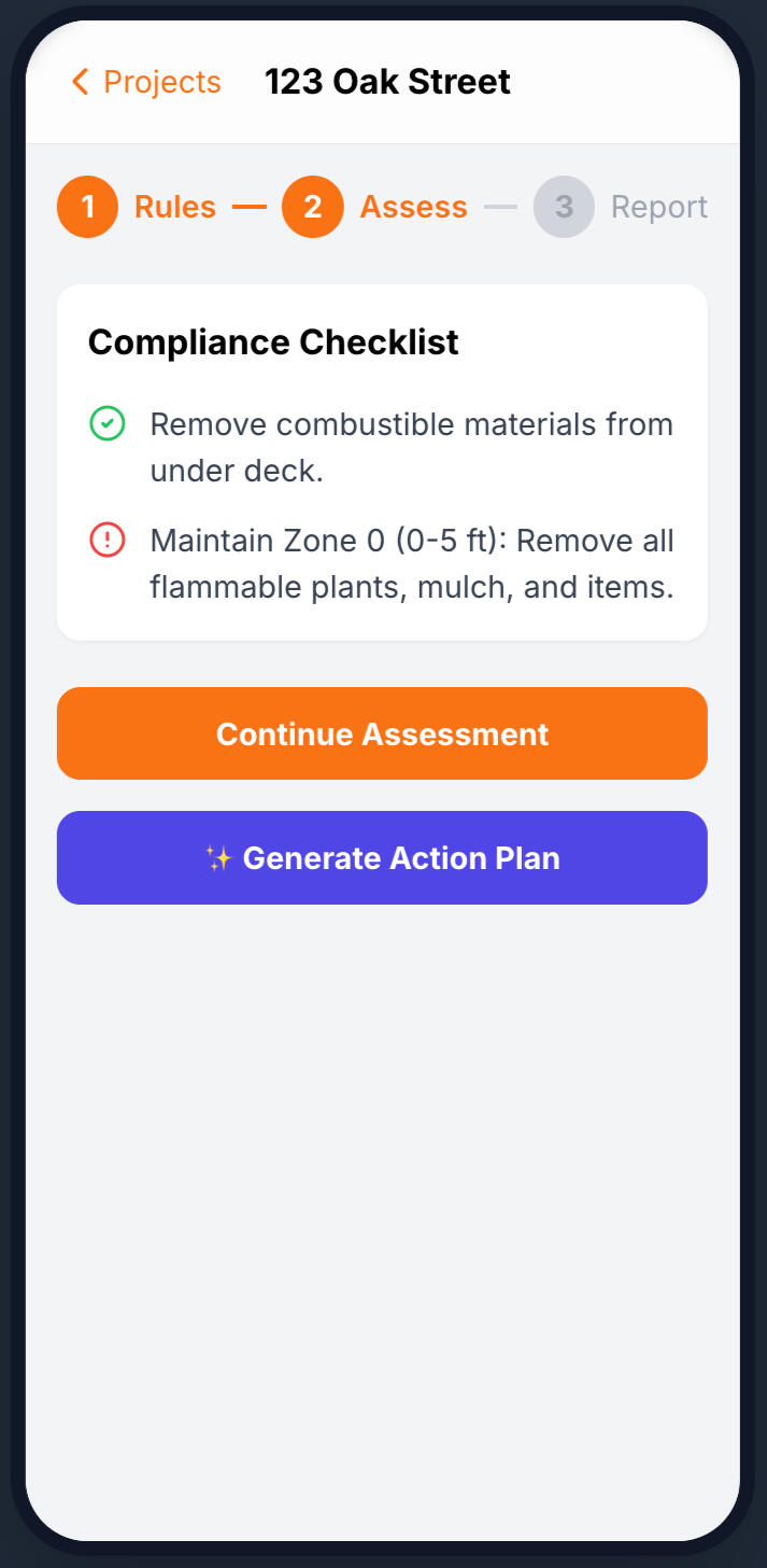 EmberLens App Preview Screen